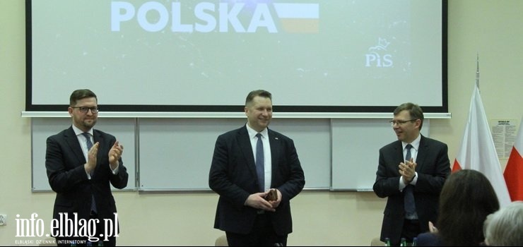 Minister Przemysaw Czarnek spotka si z elblanami. „W Elblgu zaczlimy ksztaci lekarzy na najwyszym poziomie"