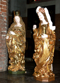 Zrekonstruowana figura w. Marii Magdaleny