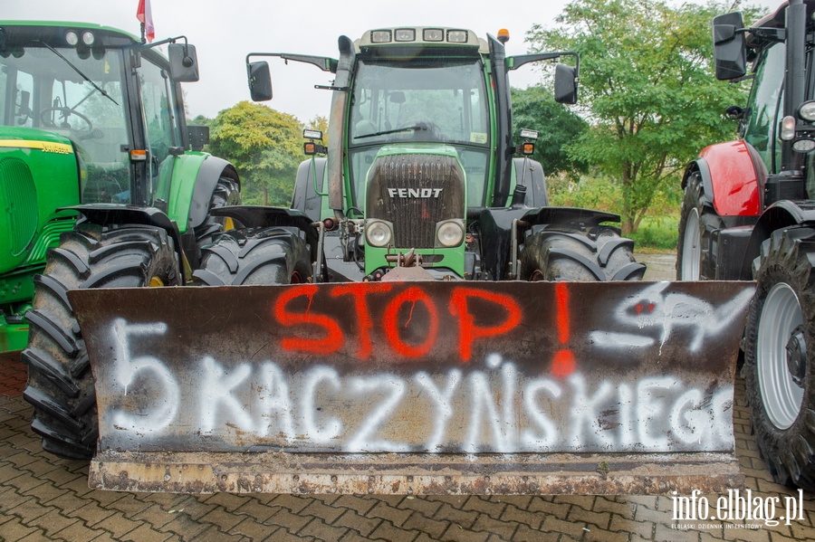 Protest rolnikw w Elblgu , fot. 21