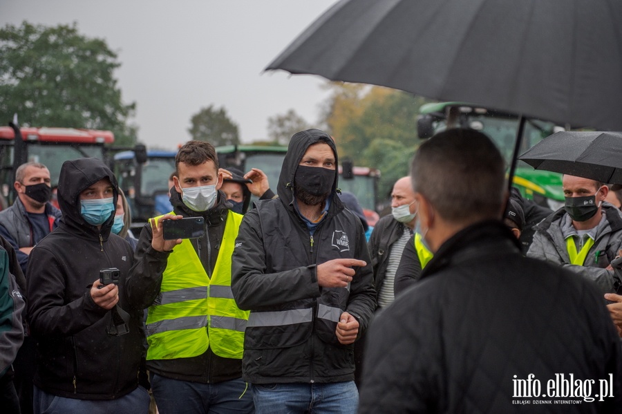 Protest rolnikw w Elblgu , fot. 44