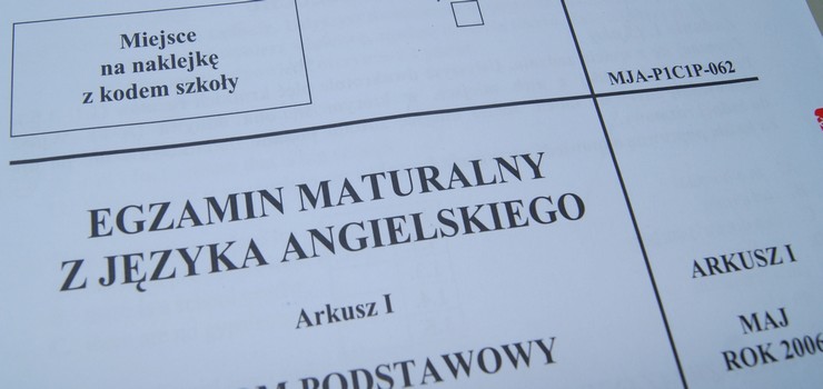 Zbliżają się matury - czas stresu dla maturzystów