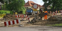 Drogowcy zaczynaj� budow� ronda na Ko�ciuszki – b�d� objazdy