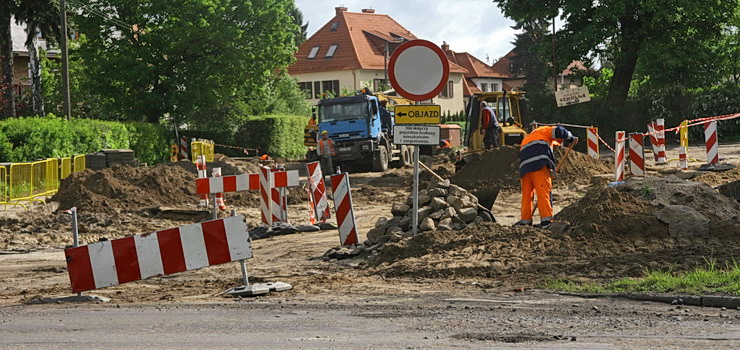 Drogowcy zaczynaj budow ronda na Kociuszki – bd objazdy