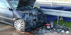 Tragiczny wypadek na si�demce – dwie osoby nie �yj�, dwie trafi�y do szpitala