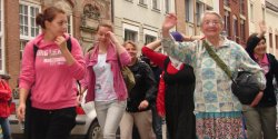 Po�egnali dzi� Elbl�g i z pie�ni� na ustach wyruszyli do Cz�stochowy