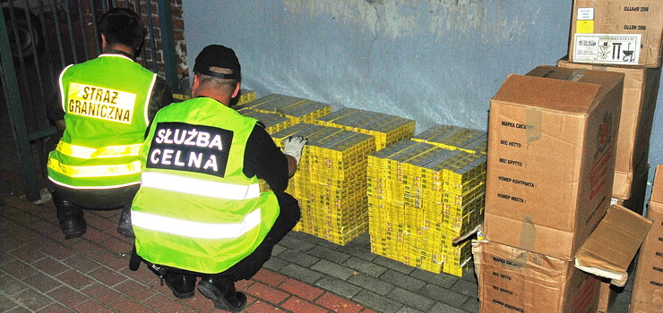 Stranicy graniczni i celnicy rozbili kontrabandy nielegalnych papierosw