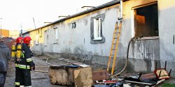 Tragiczny po�ar w ''barakowcu'' na Skrzydlatej