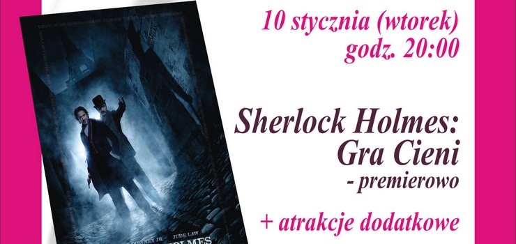 Styczniowe Kino na Obcasach z Sherlockiem Holms’em