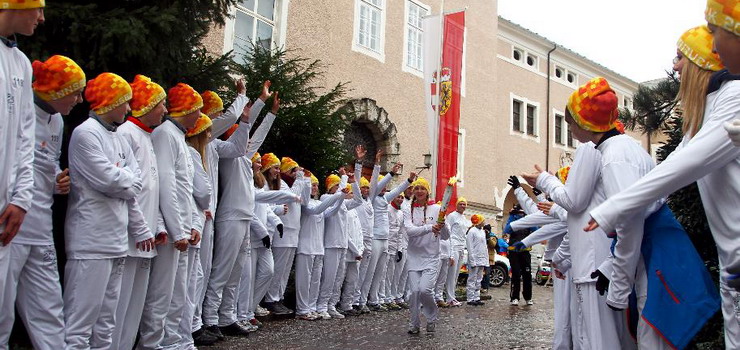 Ogień olimpijski w rękach elblążan
