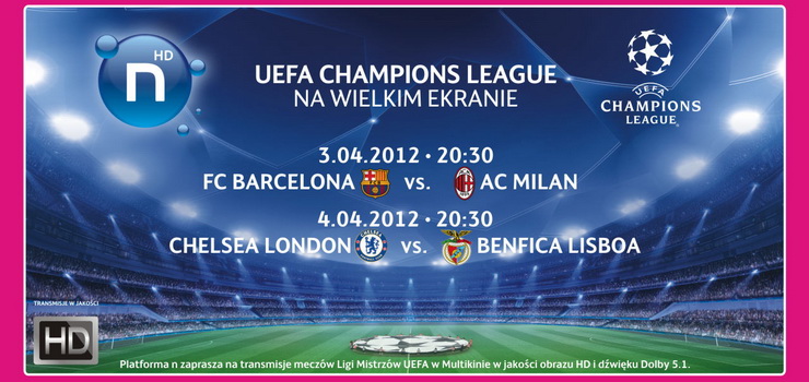 UEFA CHAMPIONS LEAGUE W MULTIKINIE - wygraj bilety