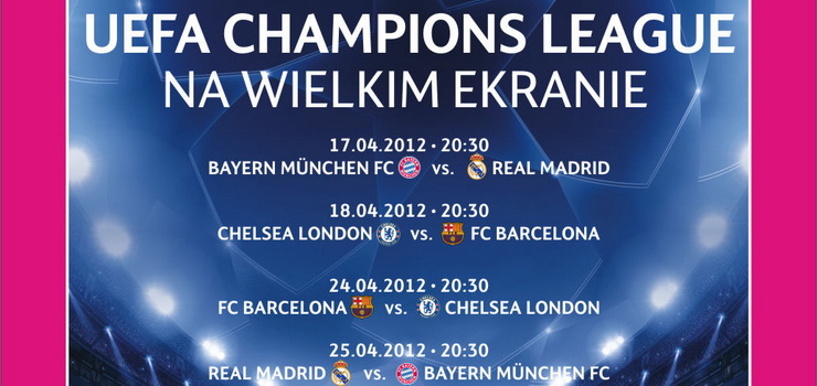 Mistrzowie na wielkim ekranie, czyli UEFA CHAMPIONS LEAGUE W MULTIKINIE - wygraj bilety