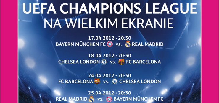 UEFA CHAMPIONS LEAGUE w MULTIKINIE - wygraj bilety