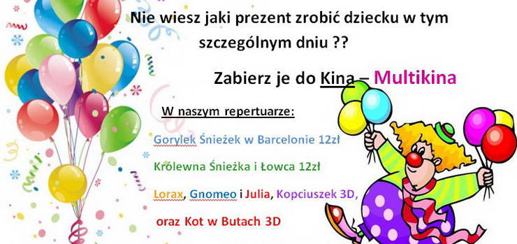 Dzie Dziecka w Multikinie z Bajlandi