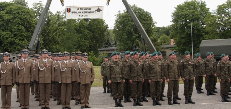45 rocznica powstania 16 Żuławskiego Batalionu Remontowego w Elblągu