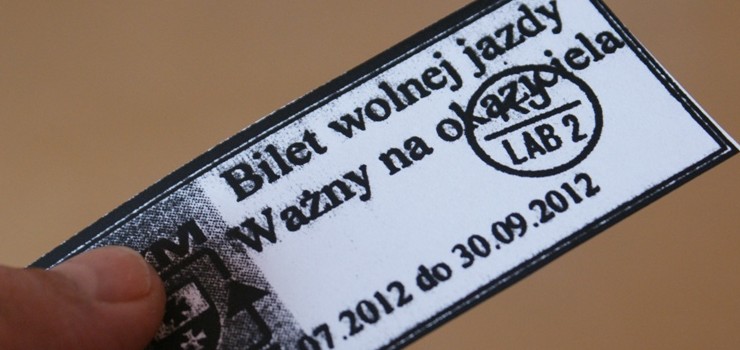 Bilet wolnej jazdy… niekoniecznie do celu