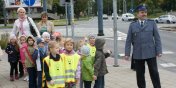 Spotkali si przedszkolakami i mwili o bezpieczestwie