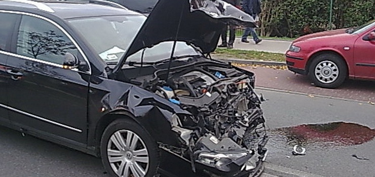 Wypadek na Niepodlegoci. Dyrektor Departamentu UM w szpitalu