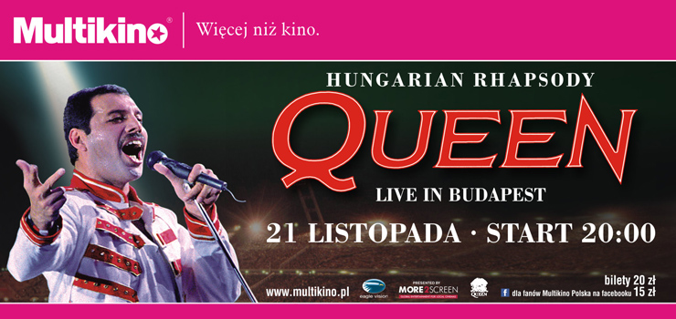 Koncert Queen Live In Budapest ‘86- wygraj bilet