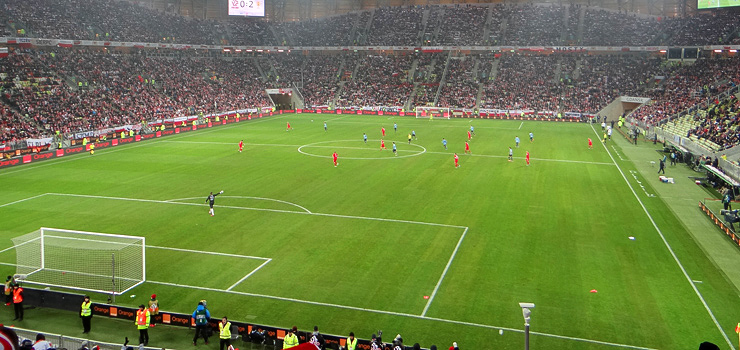 Elblscy kibice dopingowali Polakw na PGE Arena