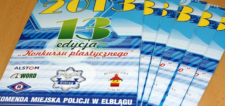 Policyjny kalendarz na 2013 rok z rysunkami dzieci