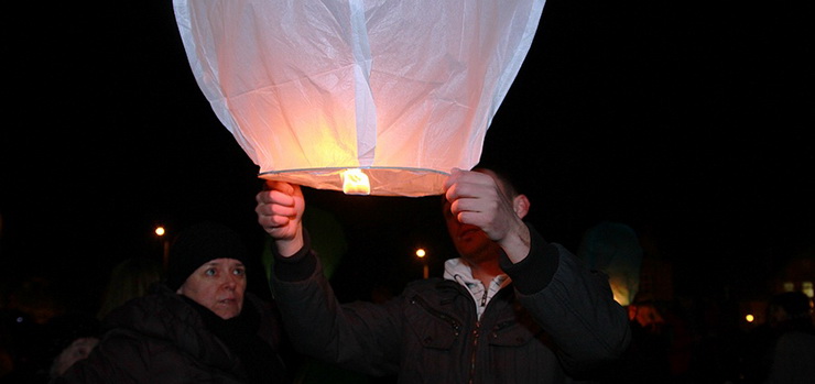 Lampiony rozświetliły elbląskie niebo