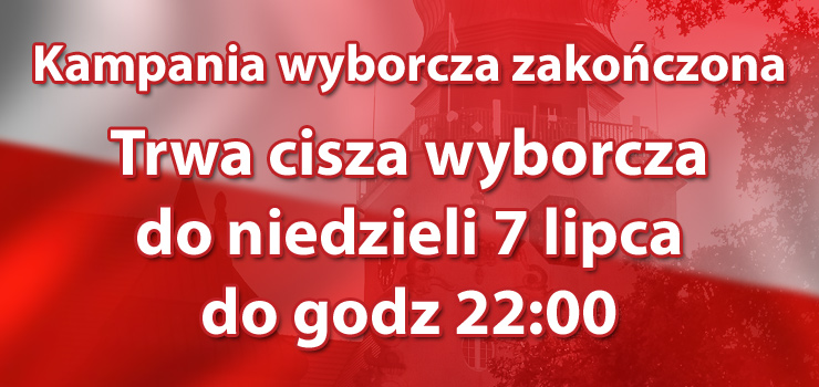 Do godziny 22.00 w niedzielę trwa cisza wyborcza