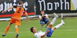 Olimpia Elblg za burt Pucharu Polski. Chuligaski incydent kibicw z Gogowa pod stadionem