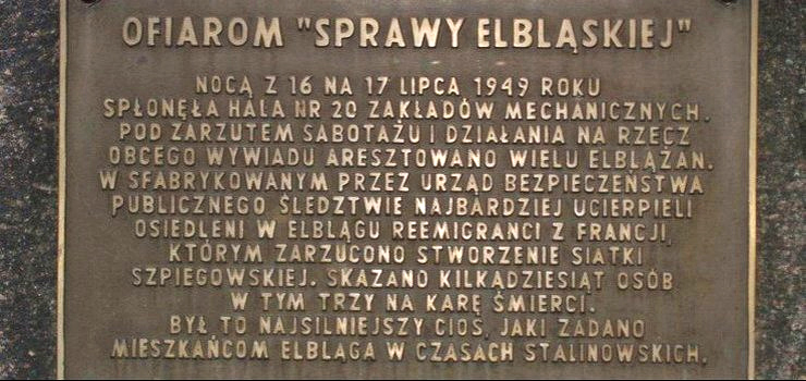 Uczczą pamięć Ofiar Sprawy Elbląskiej