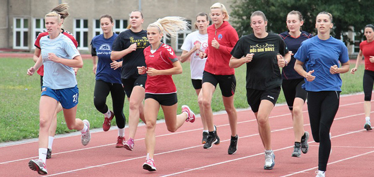 Start Elblg bdzie gra o pierwsz czwrk. Na pocztek trening biegowy - zobacz zdjcia