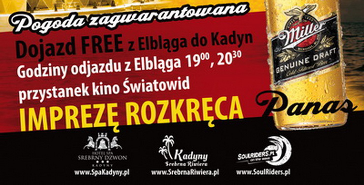 W sobot 27 lipca kolejna odsona plaowej imprezy w Kadynach!
