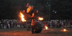 Fireshow na Wyspie Spichrz�w - zobacz zdj�cia