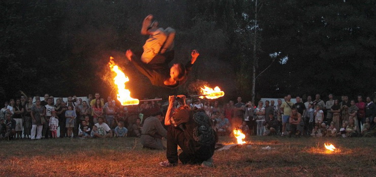 Fireshow na Wyspie Spichrzw - zobacz zdjcia