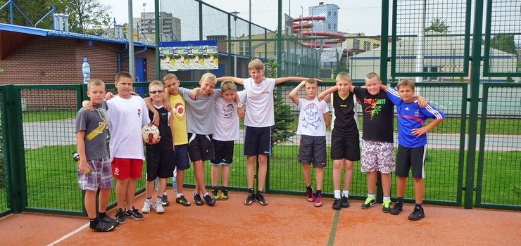 Koszykarze ZS nr 1 na zgrupowaniu letnim