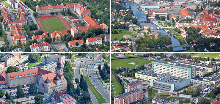 Elbląg widziany z lotu ptaka - zobacz zdjęcia