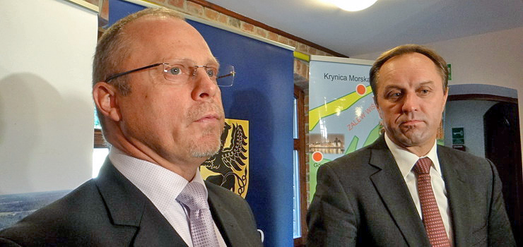 Spotkanie marszałków.Pętla Żuław, zabezpieczenie przeciwopwodziowe i ochrona domów podcieniowych.