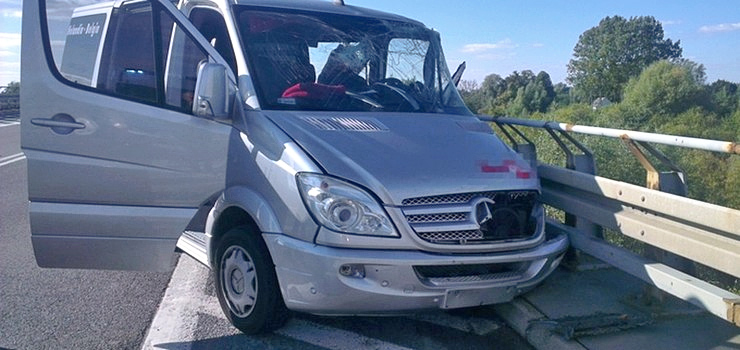 Groźna kolizja na Warszawskiej