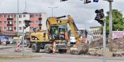 Z terenu budowy DW 503 ukradziono kopark