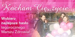 Rusza konkurs na najlepsze haso promujce Marsz Zdrowia!