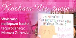 Zesp� Szk� Gospodarczych zwyci�zc� konkursu na najciekawsze has�o promuj�ce "Marsz Zdrowia"