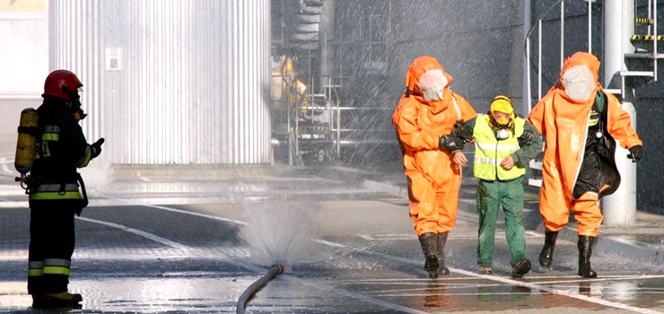 W browarze nastąpił wyciek amoniaku - zobacz zdjęcia
