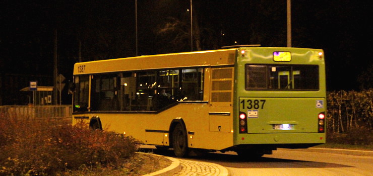 Nocny autobus w Elblągu to pojazd widmo?