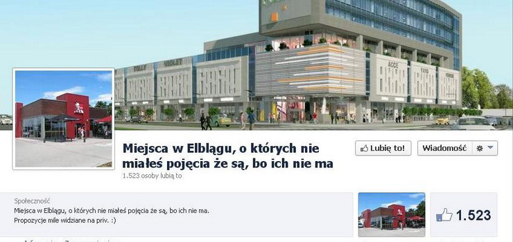 Czy to tylko prześmiewcza strona o Elblągu? Na facebooku furorę robi nowy fanpage miasta