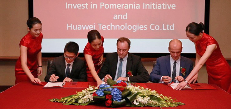 Chiński gigant na Pomorzu. Firmy z Gdańska i Olsztyna podpisują umowy z Huawei