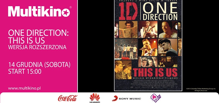 Rozszerzona wersja „One Direction: This is Us” tylko w Multikinie! - wygraj bilet!          