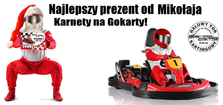 Najlepszy prezent od Mikołaja - Karnety na Gokarty!
