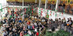 W SP 19 byo gorco, radonie i rodzinnie pomimo wyjtkowo niesprzyjajcej i kaprynej pogody