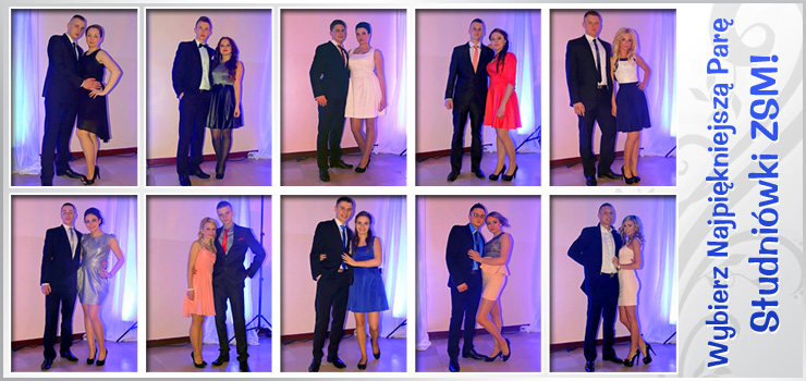 Wybierz "Najpiękniejszą Parę Studniówki ZSM"!