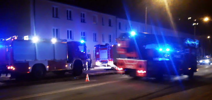 Zadymienie w mieszkaniu przy ul. Robotniczej