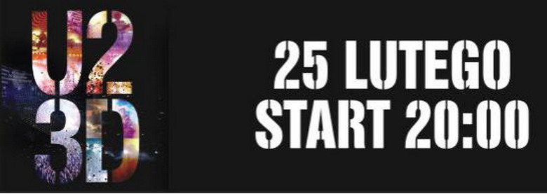 U2 w trzecim wymiarze w Multikinie! - wygraj bilety!