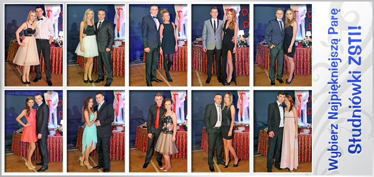 Wybierz "Najpiękniejszą Parę Studniówki ZSTI"!